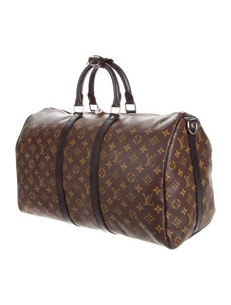 louis vuitton keepall 45 bandouliere in monogram macassar canvas|Louis Vuitton epi keepall 45.